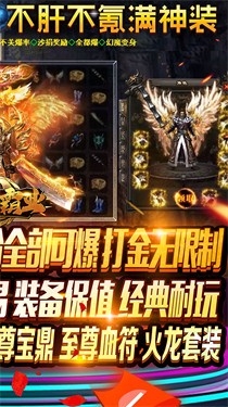 龙之霸业冰雪打金版游戏