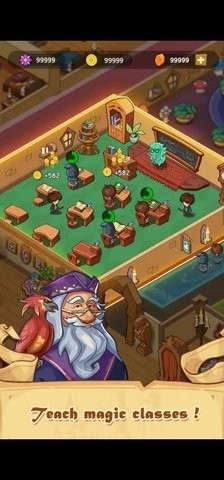 闲置魔法学校游戏截图