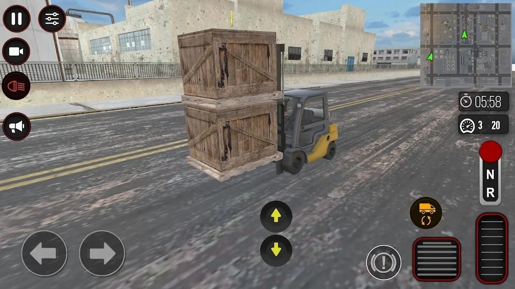 叉车运输托送(truck and forklift simulator)游戏截图