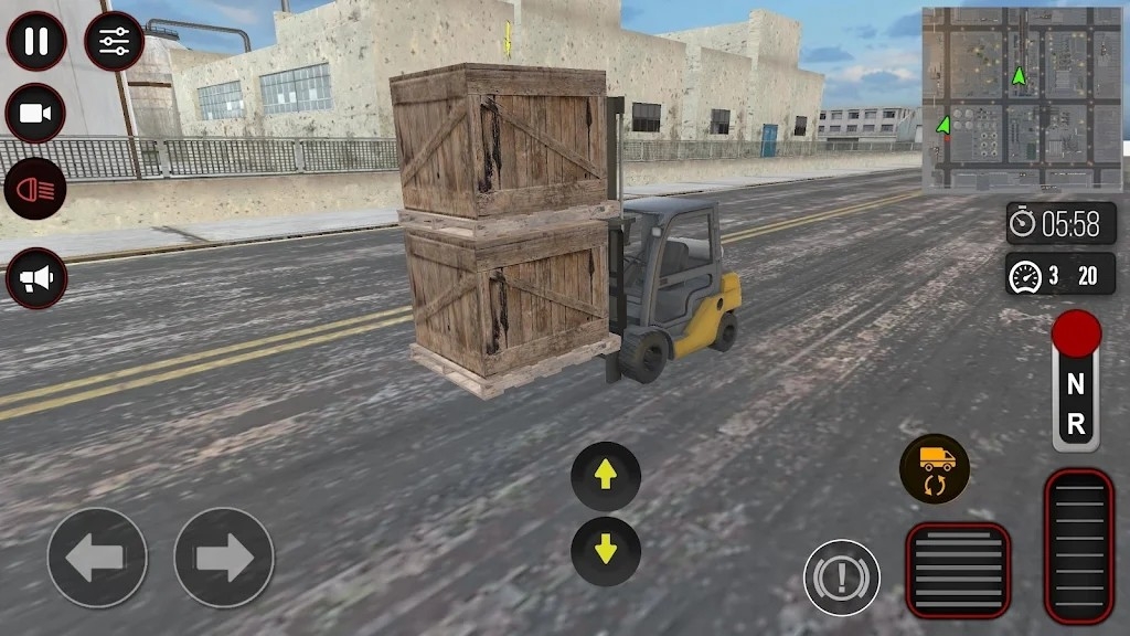 叉车运输托送(truck and forklift simulator)游戏