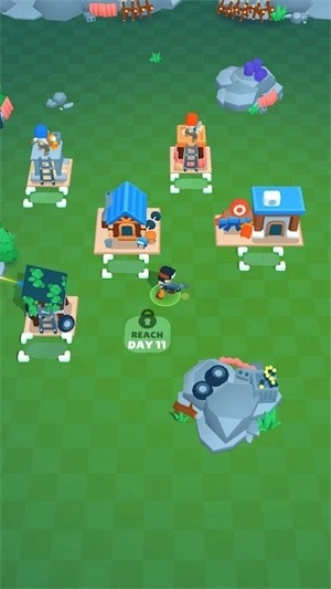 后卫射击3D游戏截图