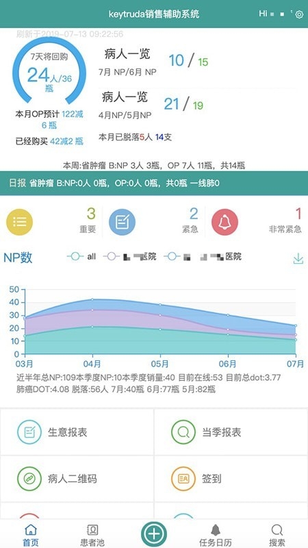 医桥CRM销售辅助截图