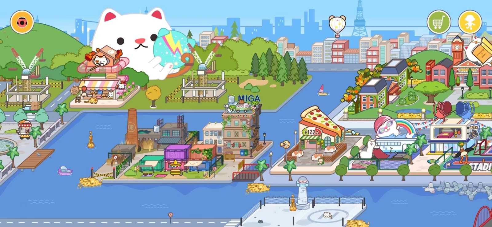 米加小镇世界(猫咪咖啡馆)截图