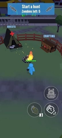 僵尸冲刺跑(Zombie Rush: Parkour Survival)截图
