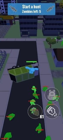 僵尸冲刺跑(Zombie Rush: Parkour Survival)截图