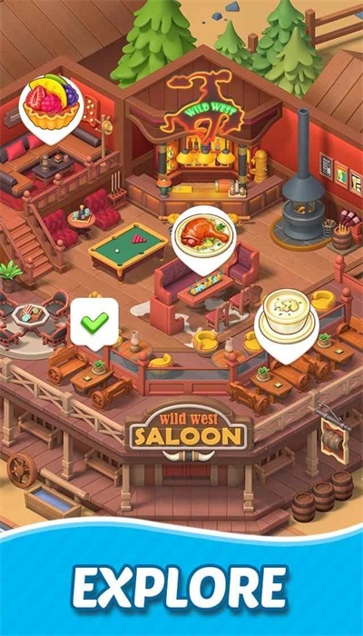 合并烹饪主题餐厅(Merge Cooking:Theme Restaurant)截图