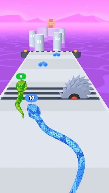 蛇跑步竞赛(Snake Run Race)截图