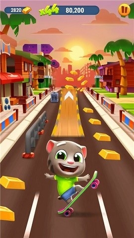 汤姆猫跑酷中文版2023下载截图