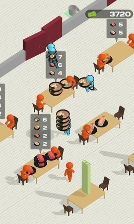 寿司拉面餐厅小游戏无限钞票版截图