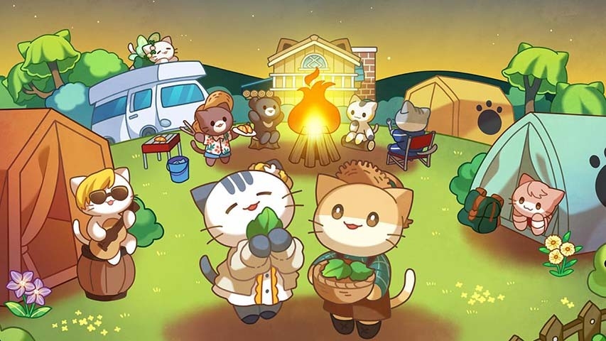 猫咪森林露营地的故事破解版要有地图截图